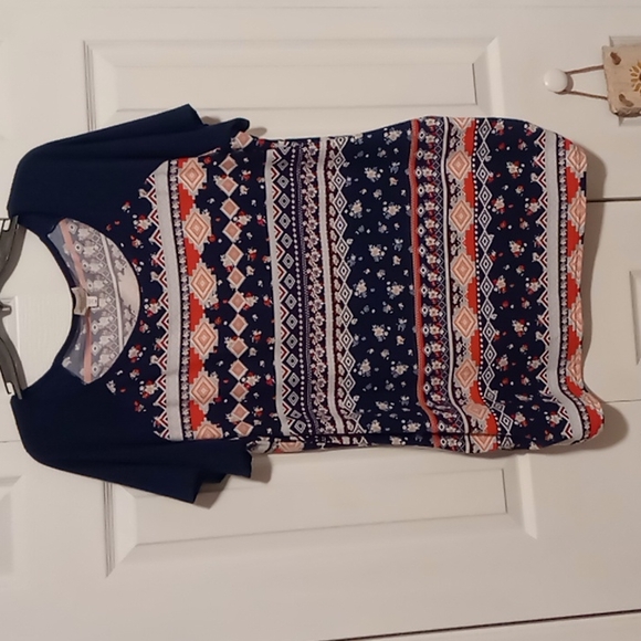 Soft Ultra Flirt Plus Size Short Sleeve Tunic Sz 3Xl - Picture 2 of 11